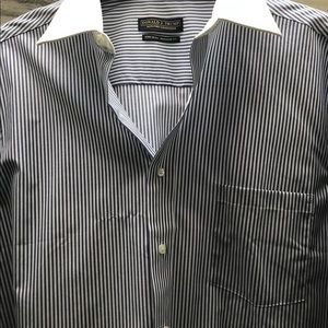 Donald J Trump  Men’s pinstripe shirt